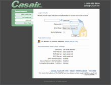 Tablet Screenshot of mail.casair.net